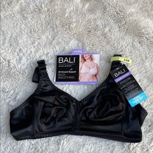 Bali Double Support bra in black Size 34 B